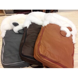 Babypose, skinntrekk, glidelås heilt rundt