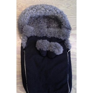 Babypose Pelssau, cord, glidelås heilt rund