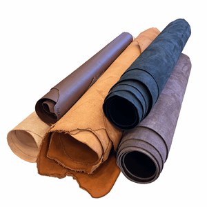 Lær, vegetabilsk og farga