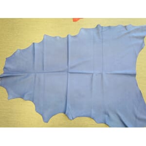 Nappaskinn, rein,blå, 0.8 mm