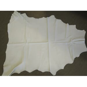 tomt - Nappaskinn, rein, lys grå, 0.8 mm