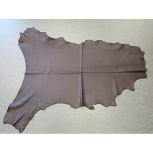 Nappaskinn, rein, brun 0.8 mm