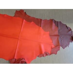 Nappaskinn, lam, rød