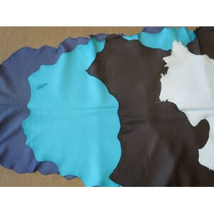 Nappaskinn, lam, blå