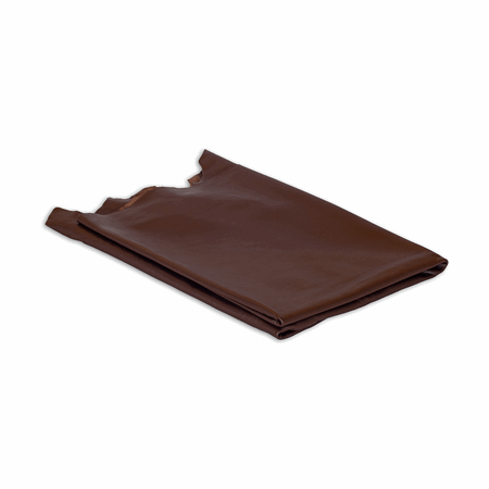 Nappaskinn, storfe, narvsatt, brun 0.8 mm