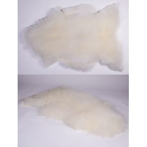 Saueskinn, 90-100 cm,  kvit