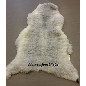 Bilskinn av pelssau med festeselar