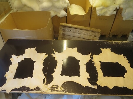 Veg. garva skinn, kalenderrester